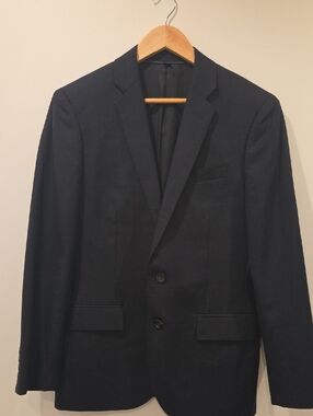 J. Crew Navy Two-Button Notch Lapel Ludlow Suit - Loro Piana Super 120s Wool